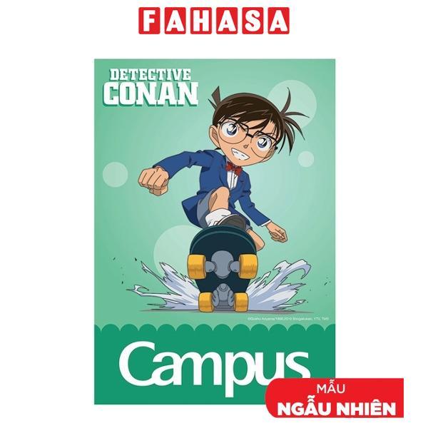 Vở Conan Skateboard - B5 4 Ô Ly 80 Trang ĐL 100g/m2 - Campus NB-BCNS80 (Mẫu Màu Giao Ngẫu Nhiên)