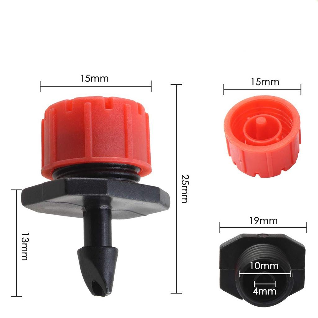 Ống PE 6mm , đầu tưới nhỏ giọt, T chia và các phụ kiện dùng trong hệ thống phun sương, tưới nhỏ giọt,