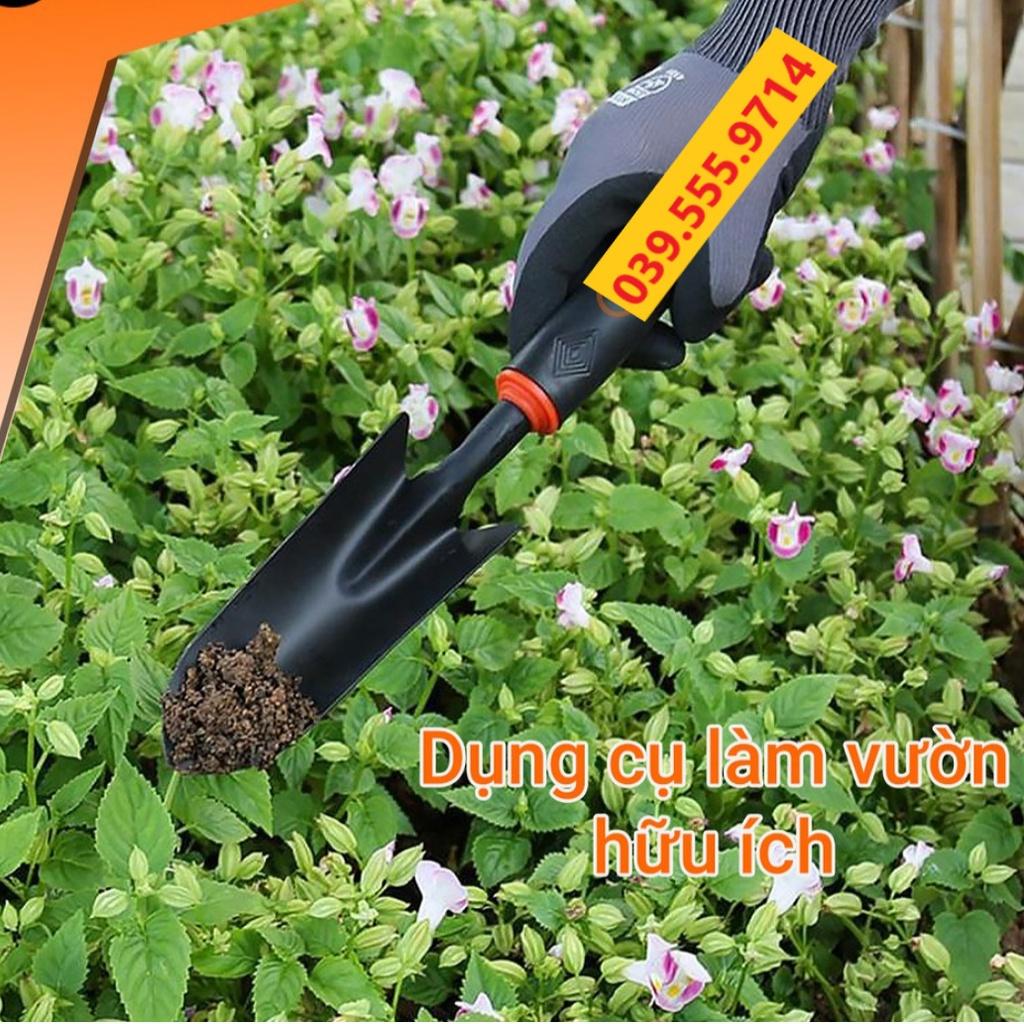 XẺNG LƯỠI HẸP CÁN CAO SU CHUYÊN ĐÀO ĐẤT TRỒNG CÂY- dụng cụ làm vườn tiện ích