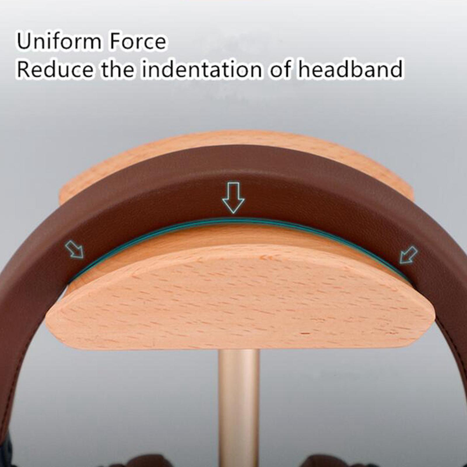 Headphone Stand Headset Holder Hanger for Desktop Organization Display A