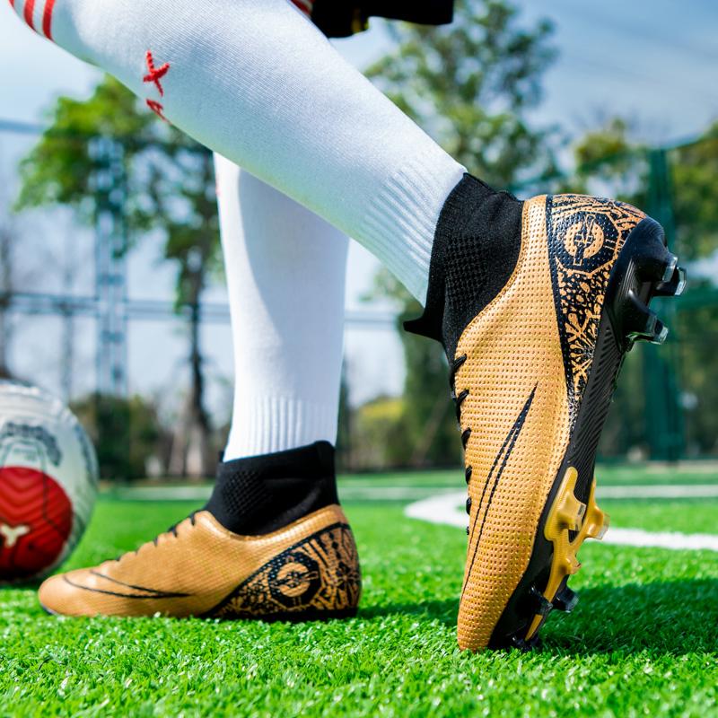LSYAAAAA Vớ ngoài trời Giày chống trượt 2023 Giày bóng đá nam mới Giày bóng đá nam Cỏ nhân tạo năm đầu tiên