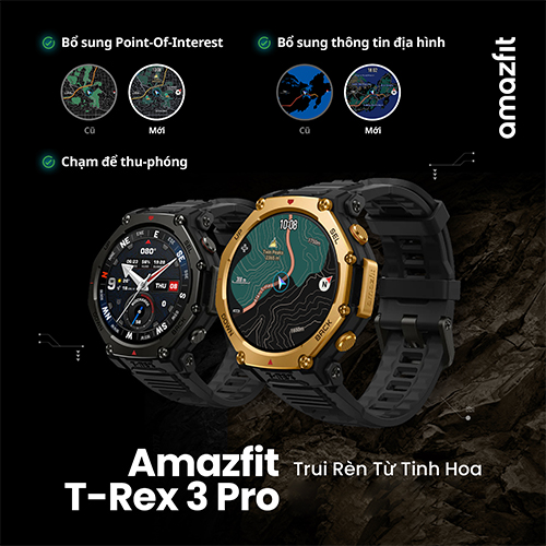 Đồng hồ thông minh Amazfit T-Rex 3 Pro 48mm A2444 - Hàng chính hãng