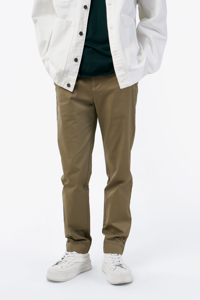 QUẦN KAKI NAM ROUTINE DOBBY FORM SLIM FIT - 10F22PCA005 | LASTORE MENSWEAR