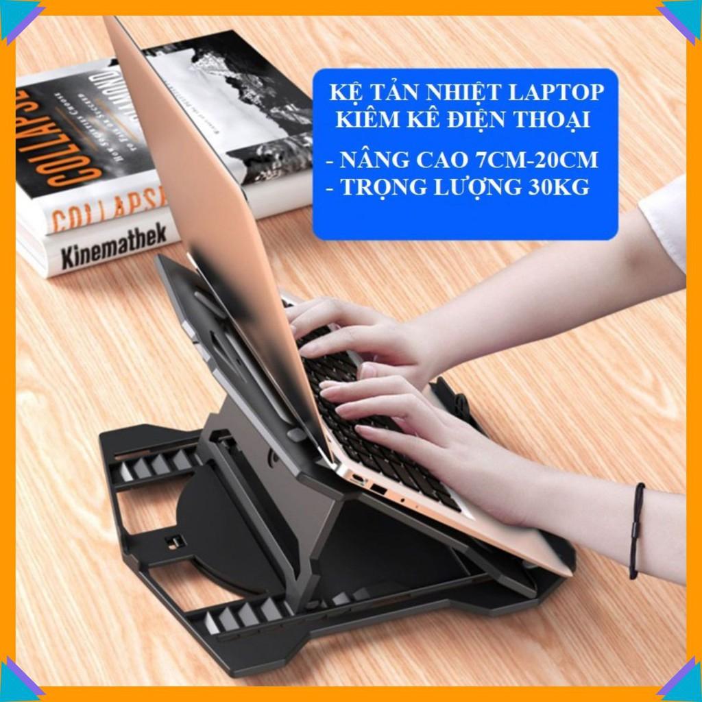 N2 Giá đỡ laptop,macbook,ipad, kệ đỡ máy tính làm từ nhựa ABS cao cấp tản nhiệt, tiện lời sử dụng
