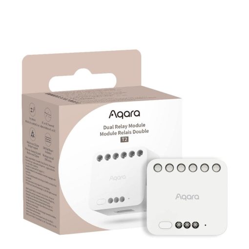 Aqara Dual Relay Module T2 Matter DCM-K01 Zigbee, 2 line đèn Bản Quốc Tế, hàng chính hãng