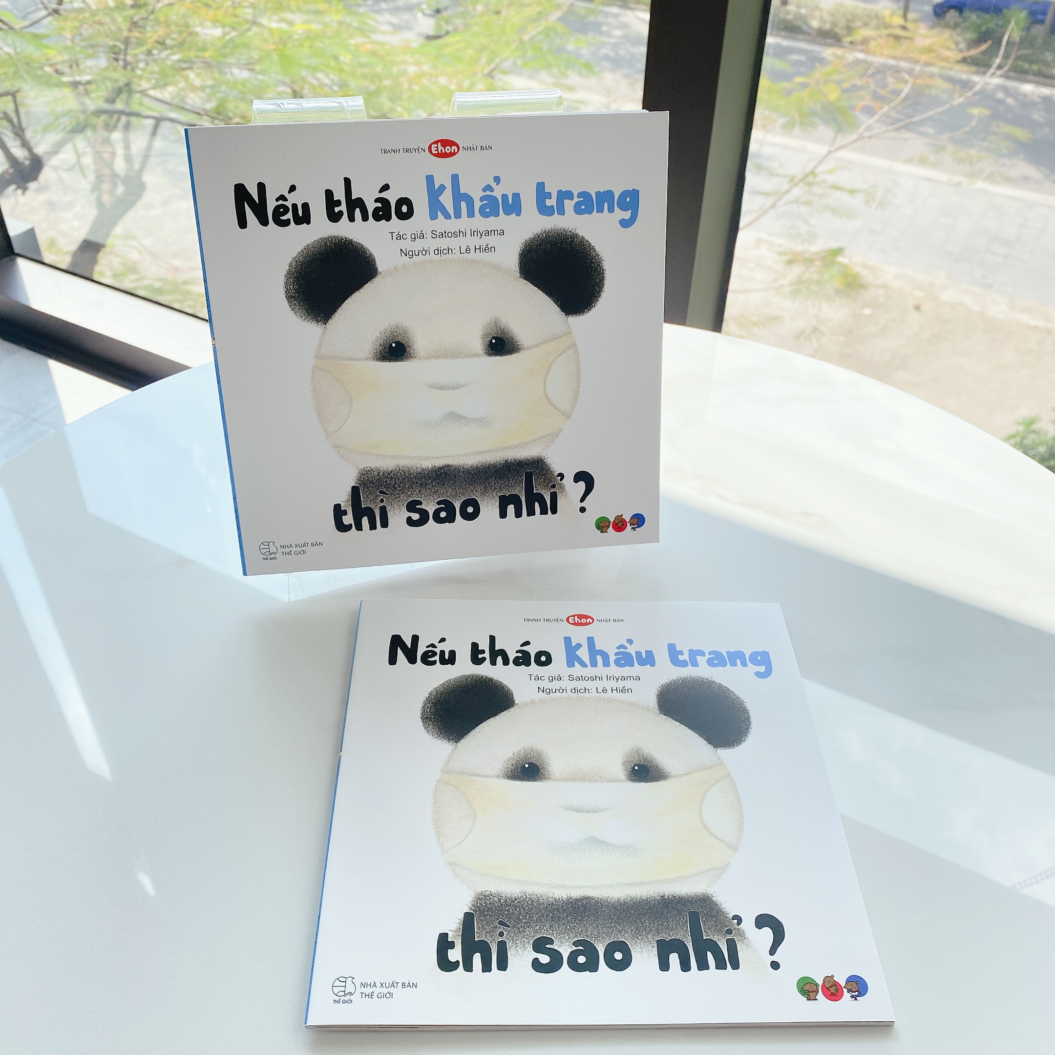 Sách Ehon Nhật Bản cho bé 0 3 tuổi - Nếu tháo khẩu trang thì sao nhỉ?