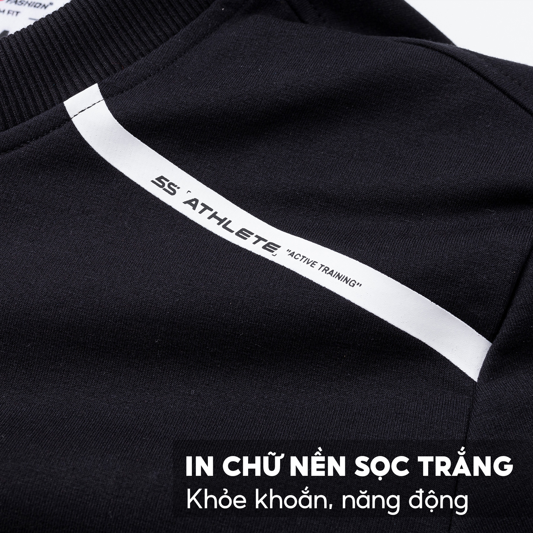 Bộ Quần Áo Thể Thao Nam 5S ATHLETE, Chất Nỉ Cotton USA Cao Cấp, Thiết Kế In Khỏe Khoắn, Năng Động (BNI22036)