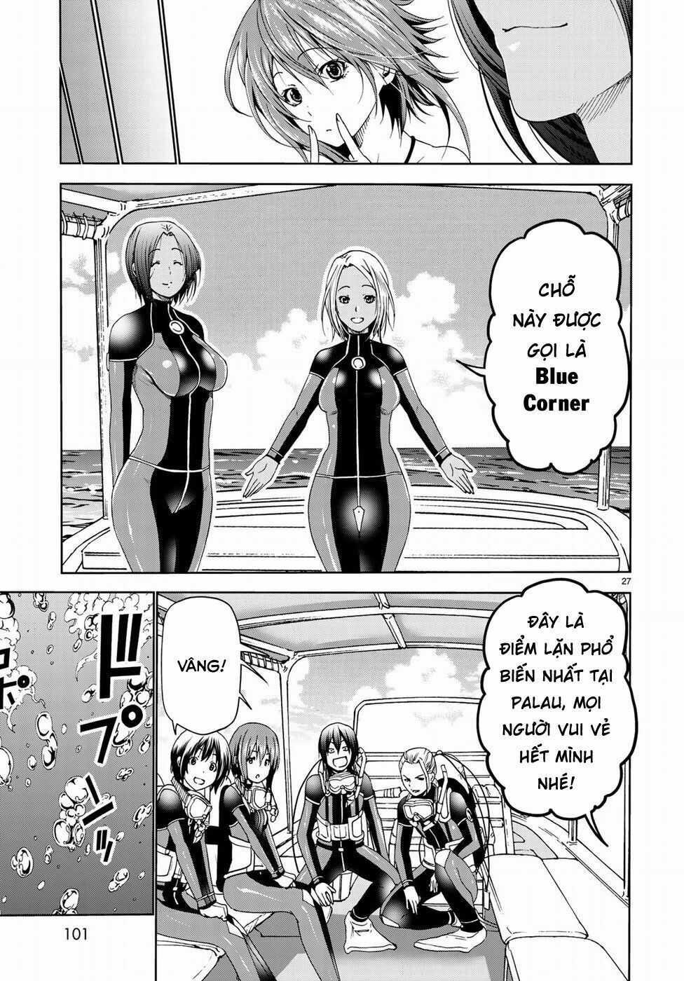 cô gái thích lặn - grand blue chapter 51 26