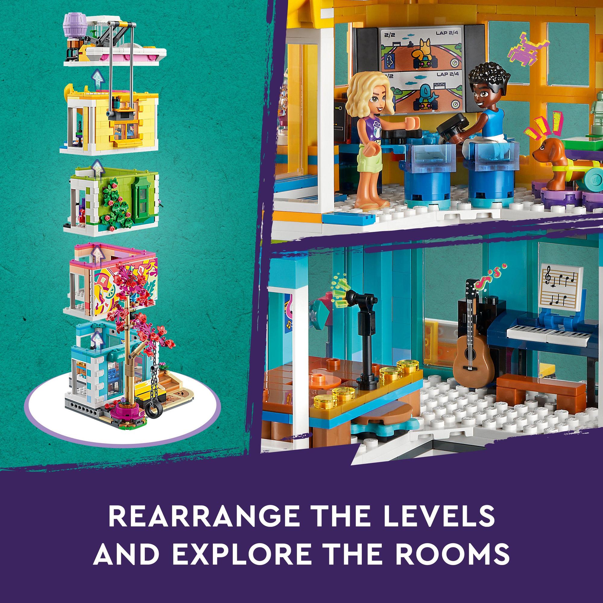 LEGO Friends 41748 Đồ chơi lắp ráp Cộng đồng trung tâm thành phố Heartlake