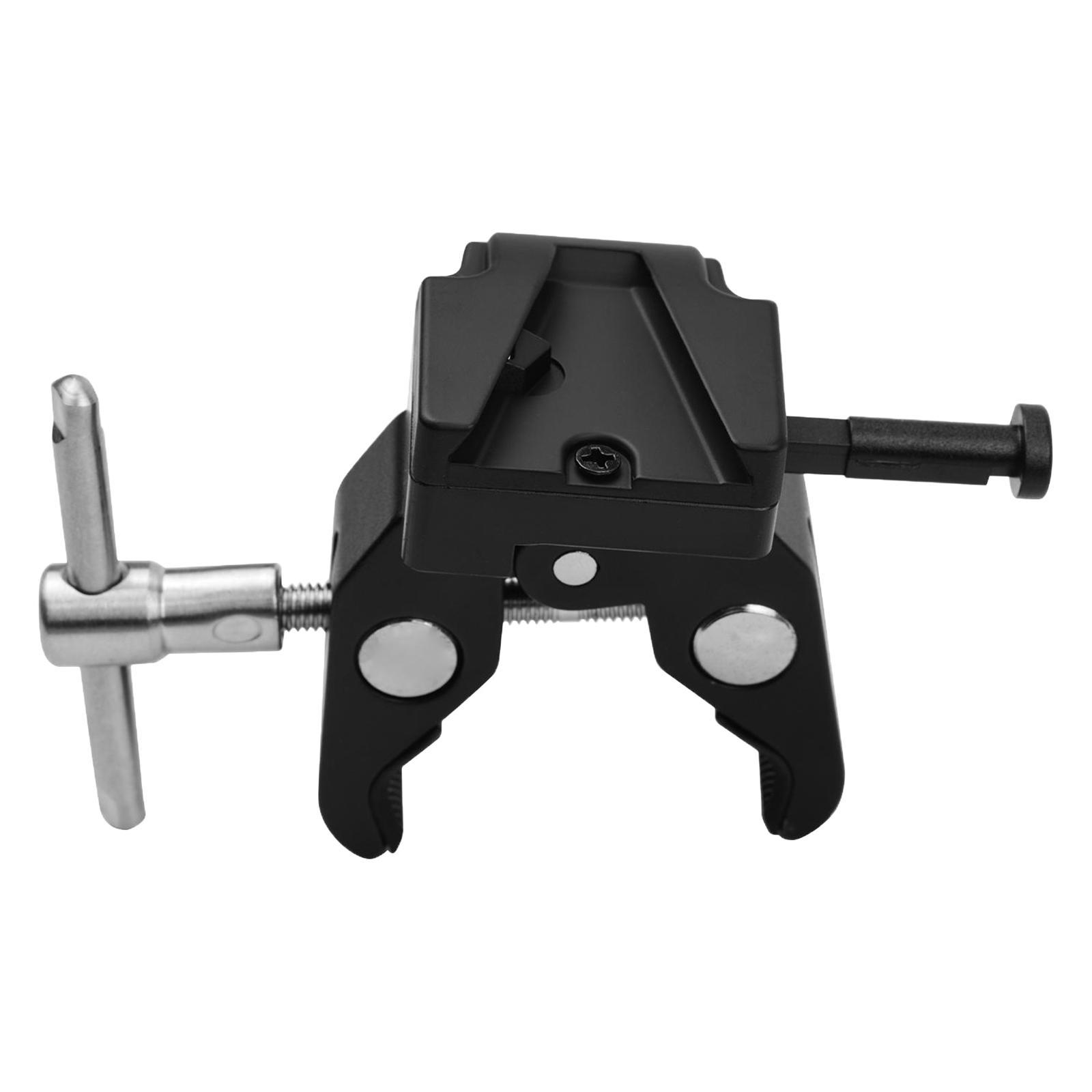 Adapter with Clamp Alloy for Light Stand Tripod 1.2kg Load Capacity