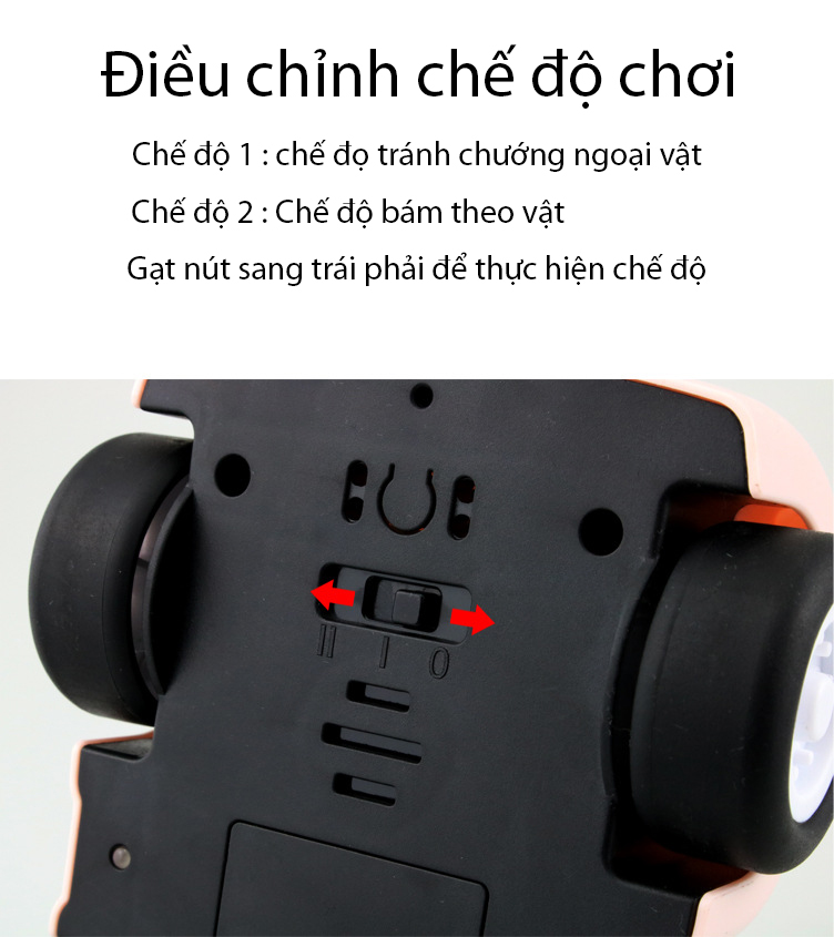 Xe ô tô điều khiển từ xa KAVY NO.8808 thông minh đa chức năng cảm biến ngoại vật, di chuyển 360 độ đi theo đường nét vẽ