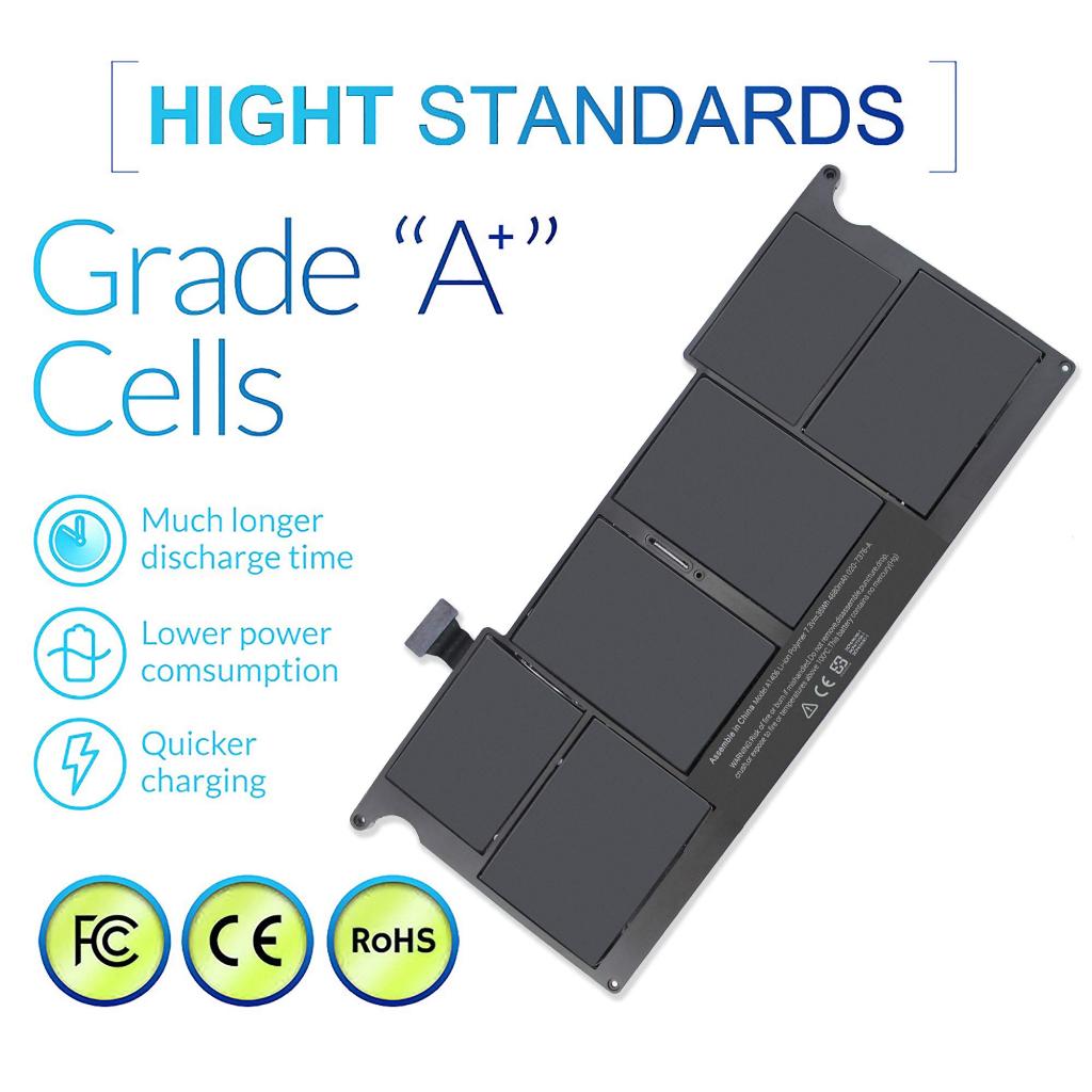 Pin Tương Thích Cho Macbook Air 11 Inch A1370 ( 2010 ) TEEEMO PC Hàng Nhập Khẩu New Seal