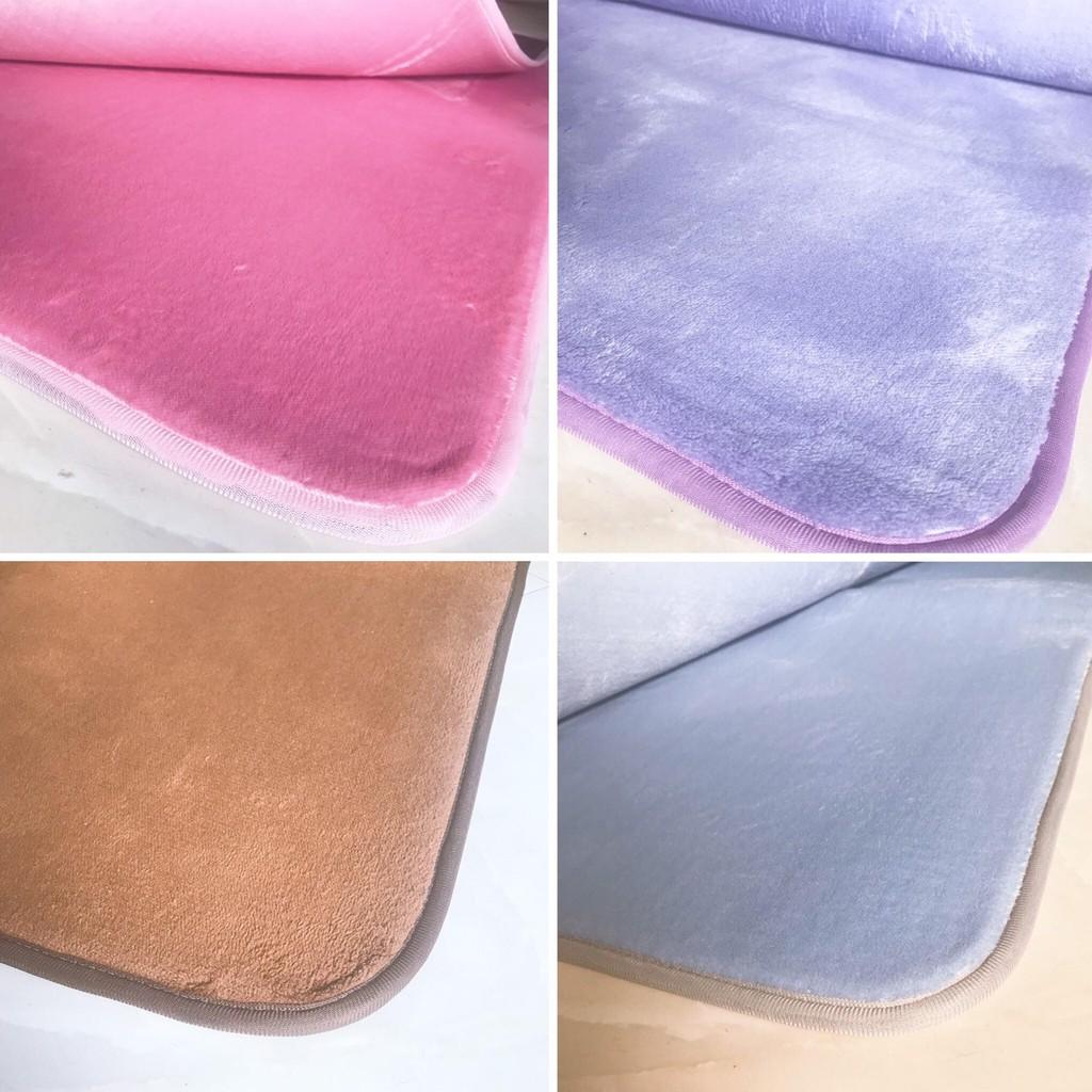 Thảm Nhung Màu Hồng | 100x160cm | Thảm Trang Trí Phòng Khách - Phòng Ngủ - Thảm Trải Sofa - Thảm Dành Cho Bé