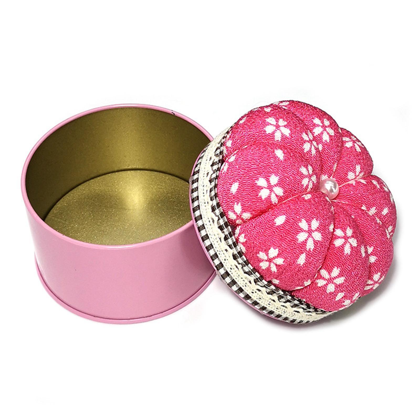 Printed Pattern Pincushion Pin Cushion with Case Sewing Tool