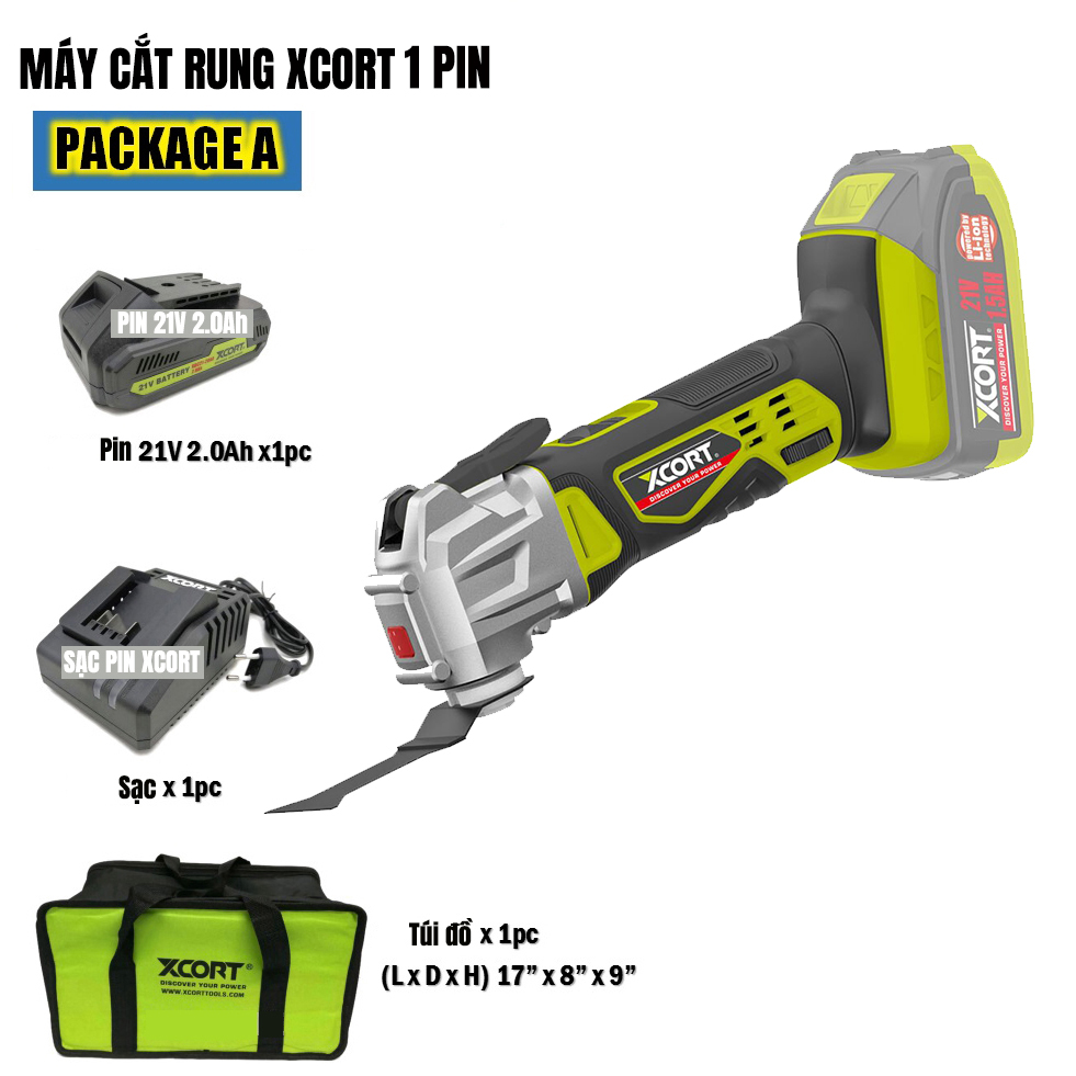 Máy cắt rung - Máy cắt góc rung đa năng Pin 21V XCORT