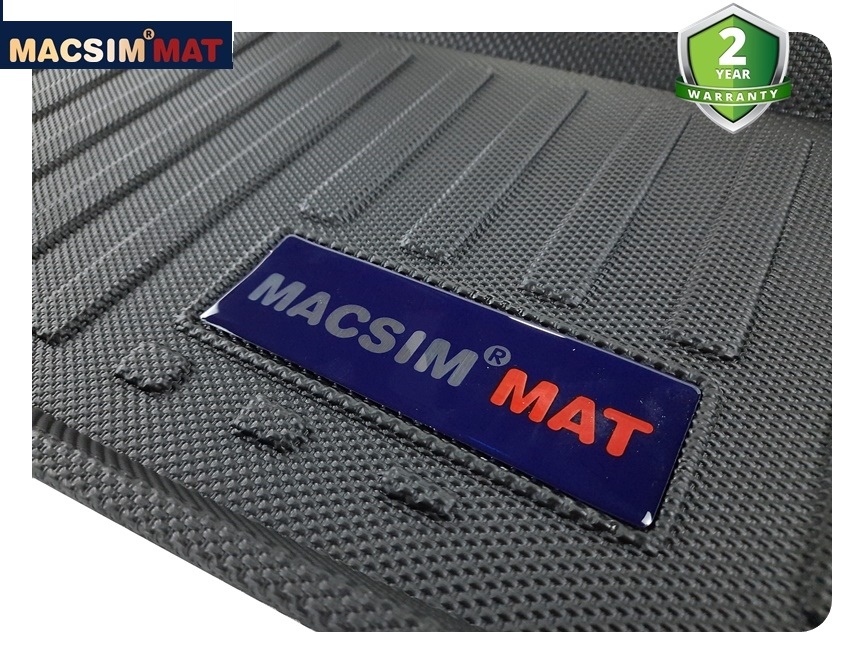 Thảm lót cốp xe ô tô Suzuki XL7 nhãn hiệu Macsim chất liệu TPV cao cấp màu đen hàng loại 2