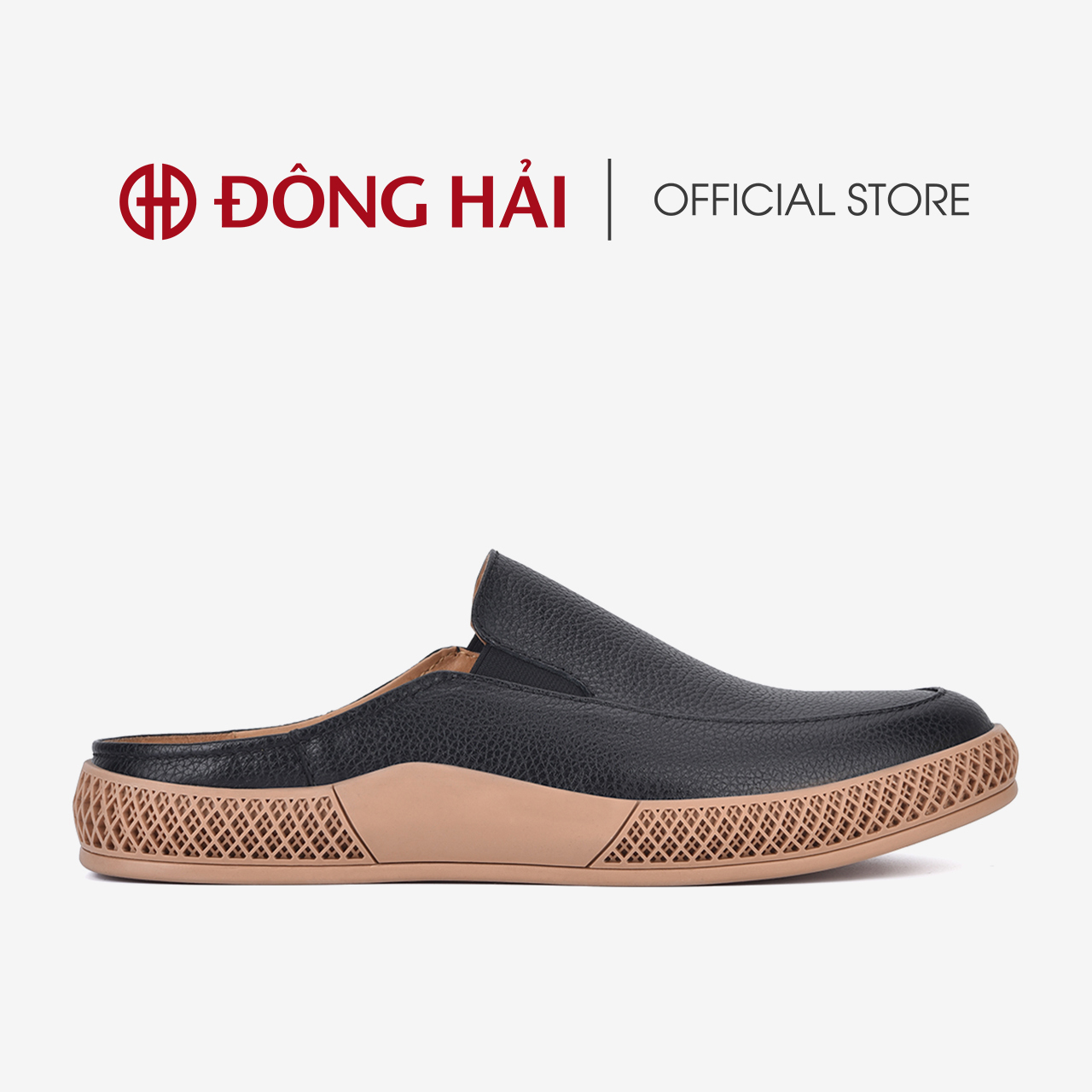 "Dép Sapo nam Đông Hải da bò cao cấp thiết kế hiện đại tinh tế từng đường chỉ đế cao su chống trơn trượt - G2278"