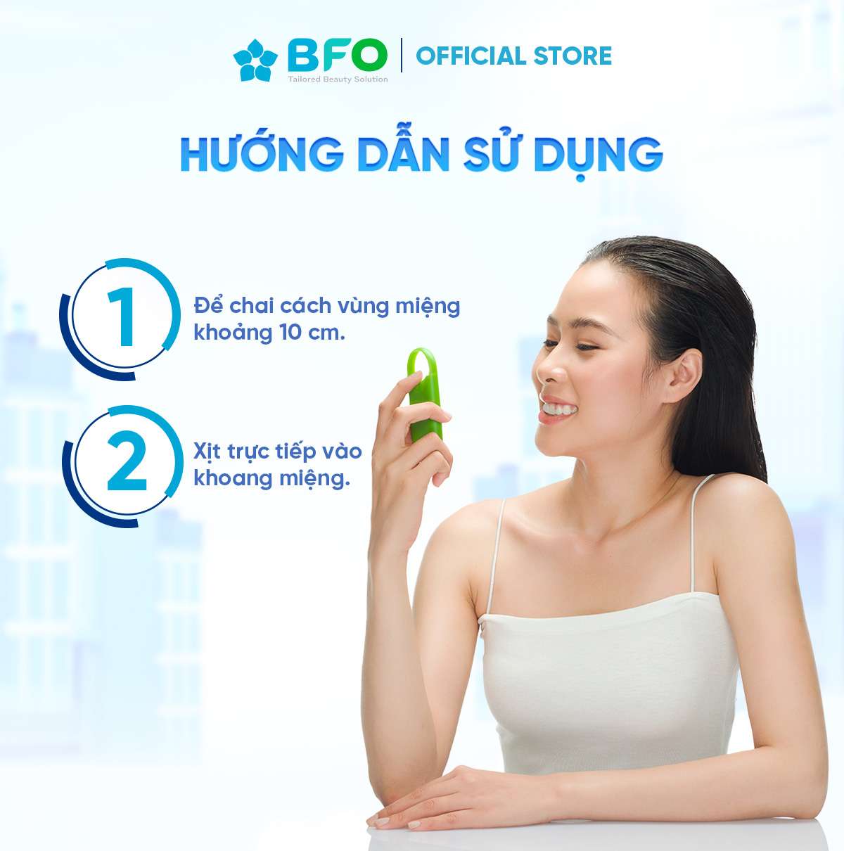 Xịt Thơm Miệng Befresh Cho Hơi Thở Thơm Mát Chỉ Trong 3 Giây Dung Tích 10ml