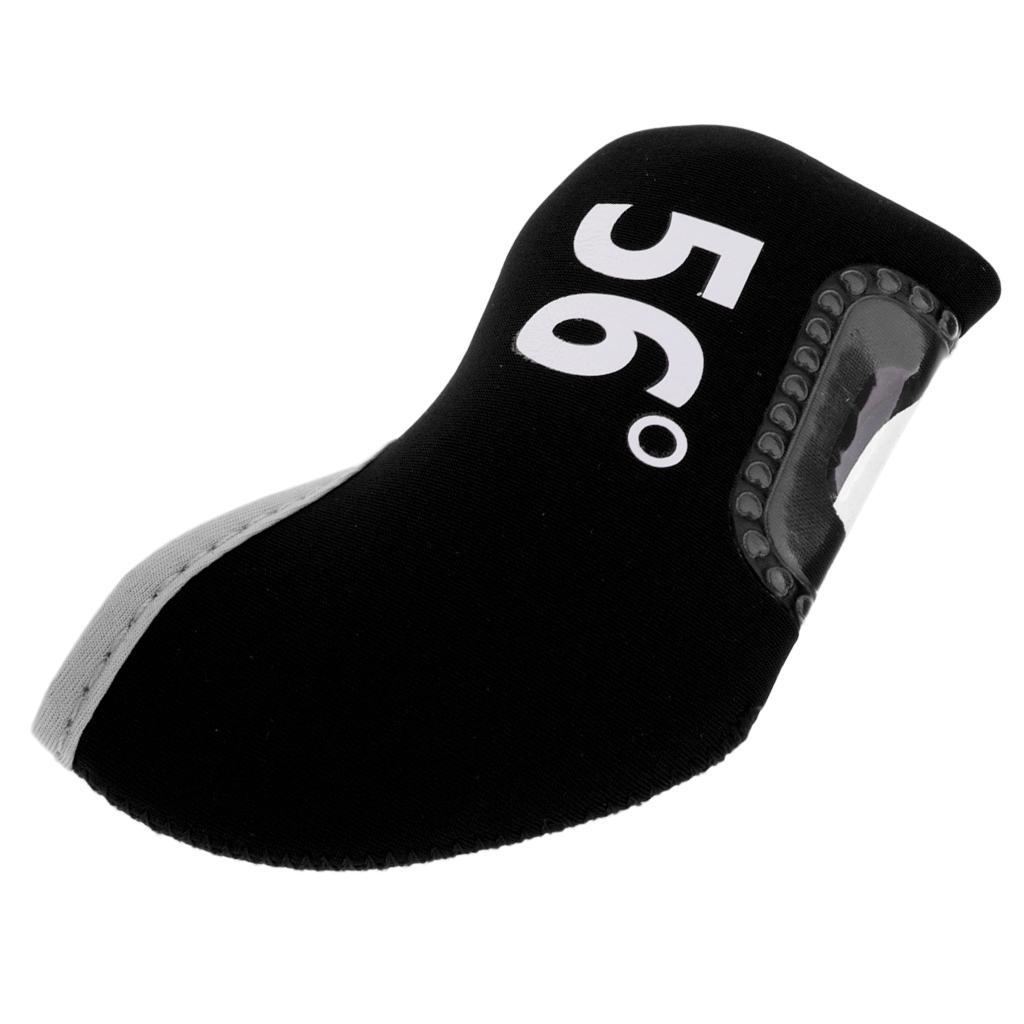 3-4pack Golf Club Iron Putter Headcover Head Cover Protector 56 Degree Black