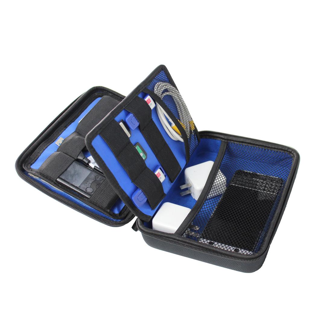 Travel Electronics Accessories Storage Box EVA Carrying Case Waterproof