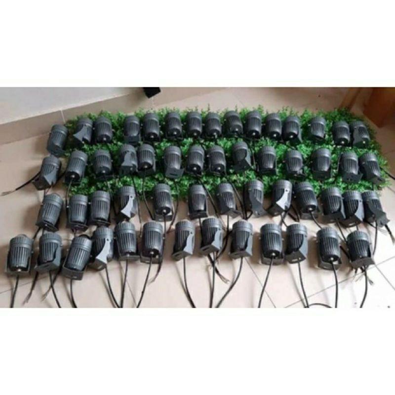 Đèn rọi chuột rọi sân vườn, tòa nhà 10w có a.s vàng