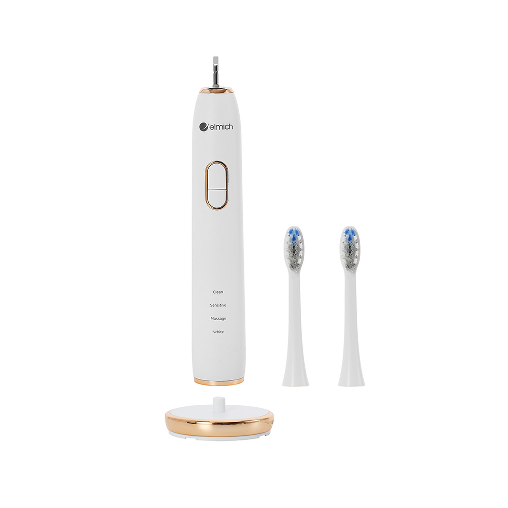 Bàn chải điện Elmich Procare 2000mAh TBE-8461, Hàng chính hãng, 5 chế độ làm sạch chuẩn, kèm 1 đầu chải và hộp-JoyMall