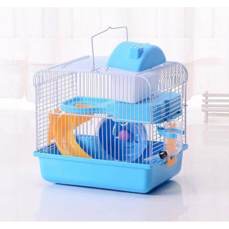 Lồng hamster 2 tầng đầy đủ phụ kiện