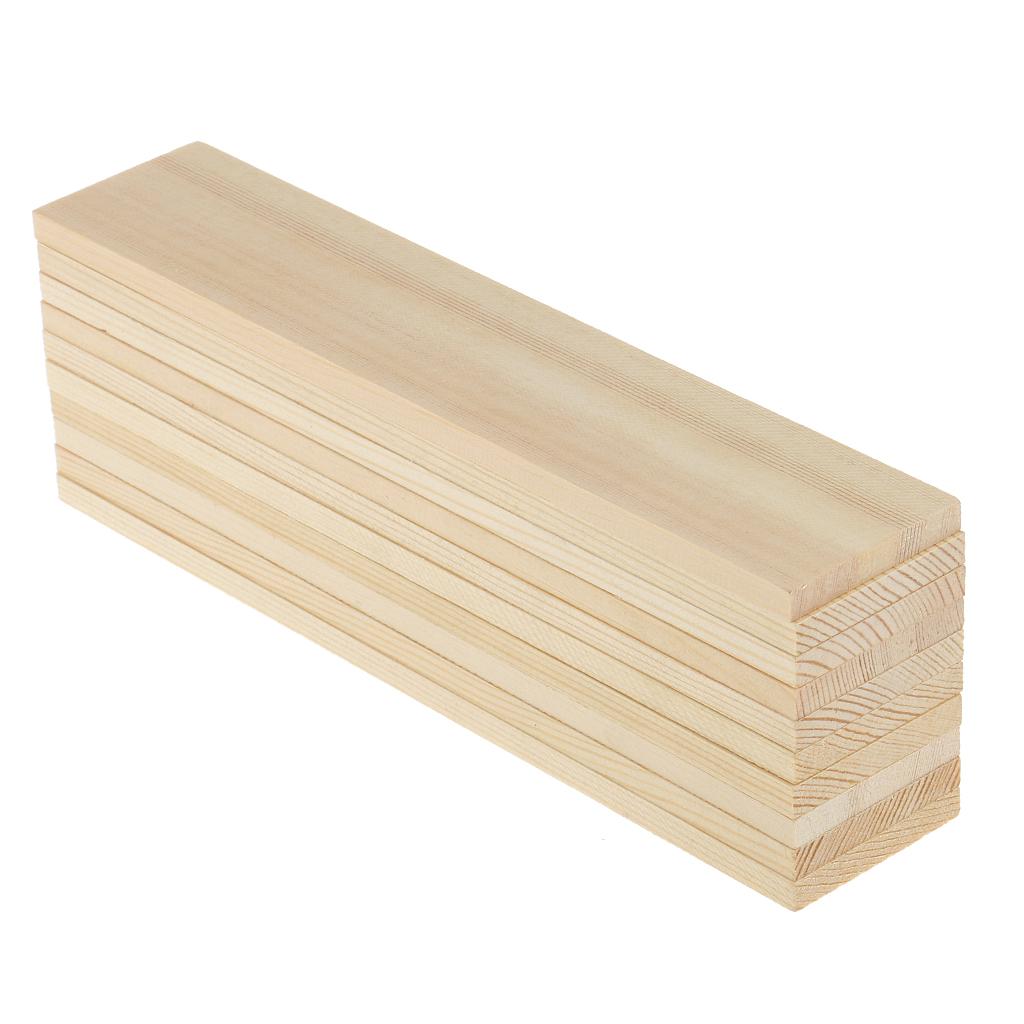 20x Smooth Unfinished Wood Slices Crafting Pieces for Modelling Material