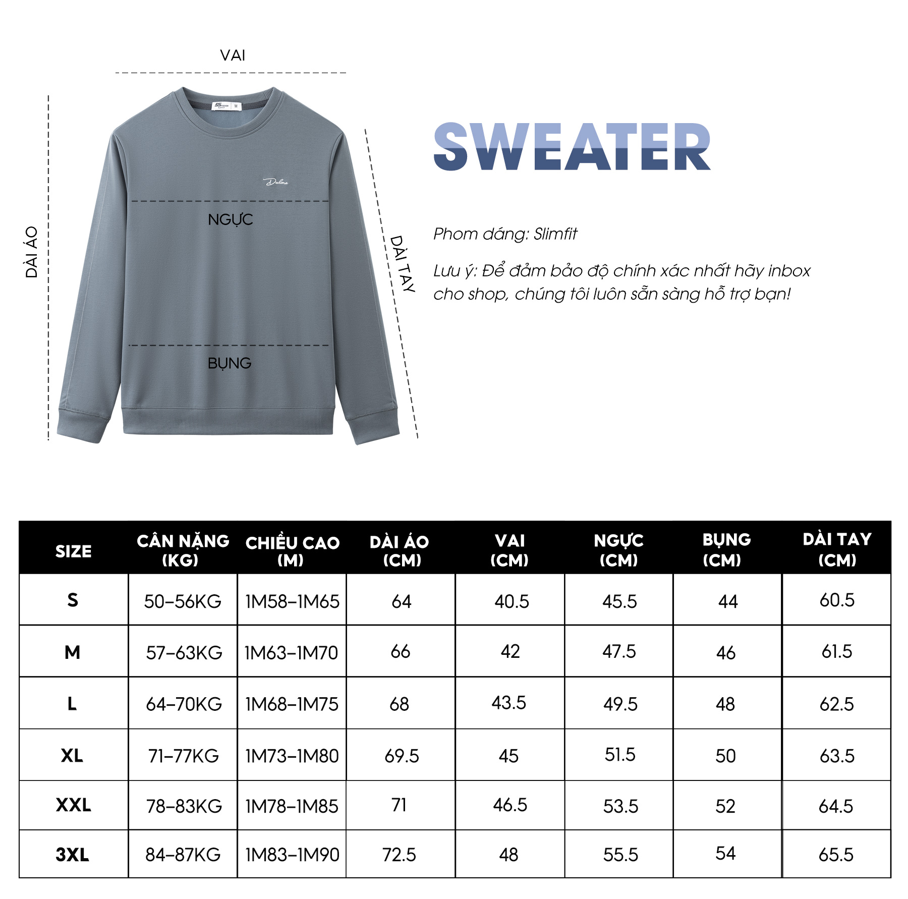 Áo Sweater Nỉ Nam 5S FASHION, Chất Cotton Mềm Mịn, Dày Dặn, Thiết Kế Thêu Tinh Tế, Trẻ Trung (ANO23019)