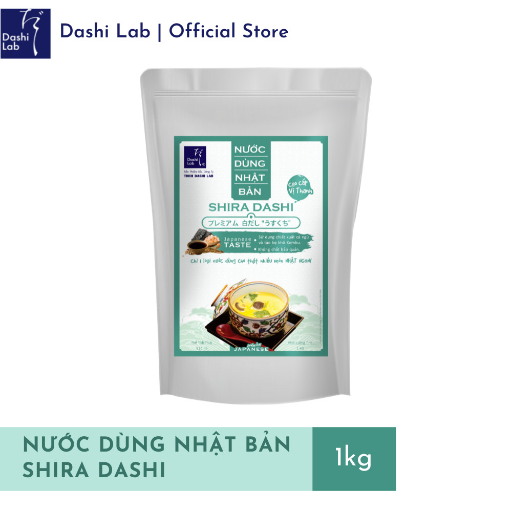 Nước Dùng Shira Dashi Nhật Bản Cao Cấp (Vị thanh) - Dashi Lab - 1kg/túi