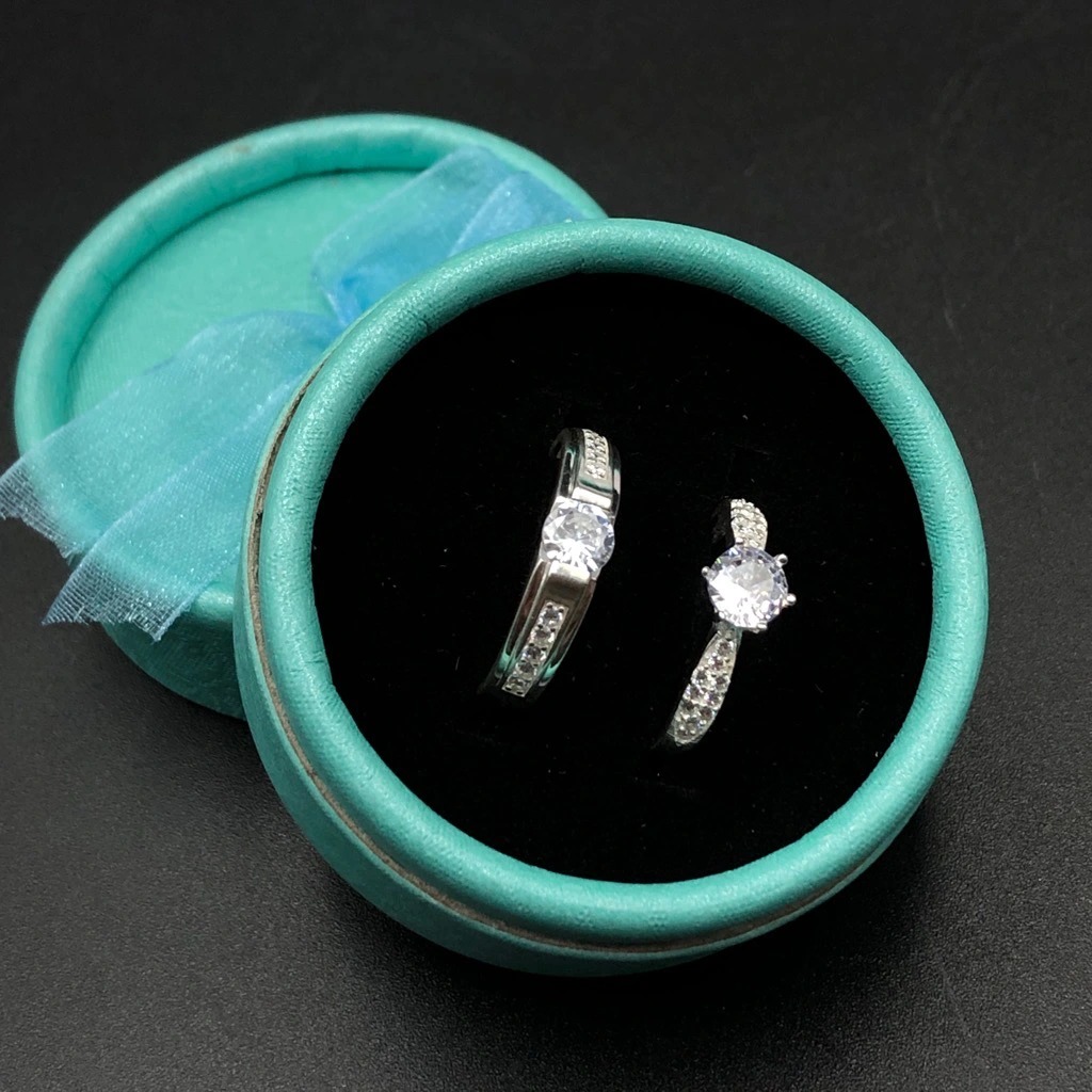 Nhẫn Đôi Nhẫn Cặp Bạc Valentine Ring BẠC HIỂU MINH NC659