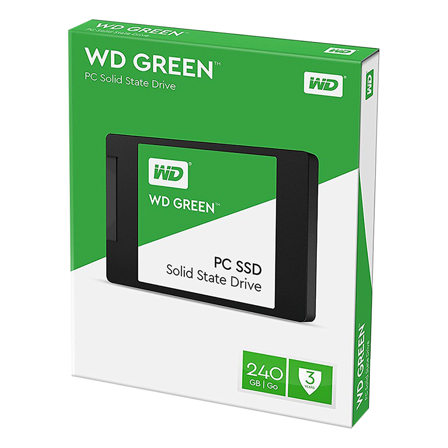 Ổ cứng SSD 240GB Western Green WDS240G2GOA - Hàng Chính Hãng