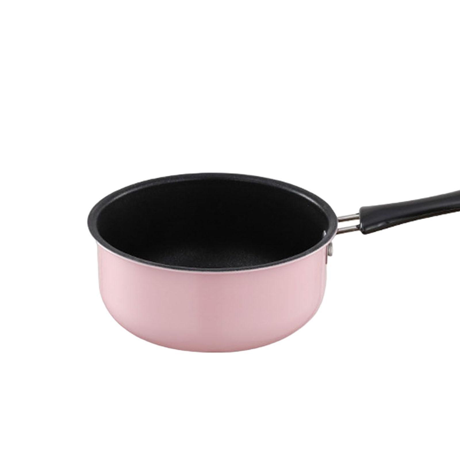 Small Saucepan Mini Soup Pot Cookware with Long Handle for RV Kitchen