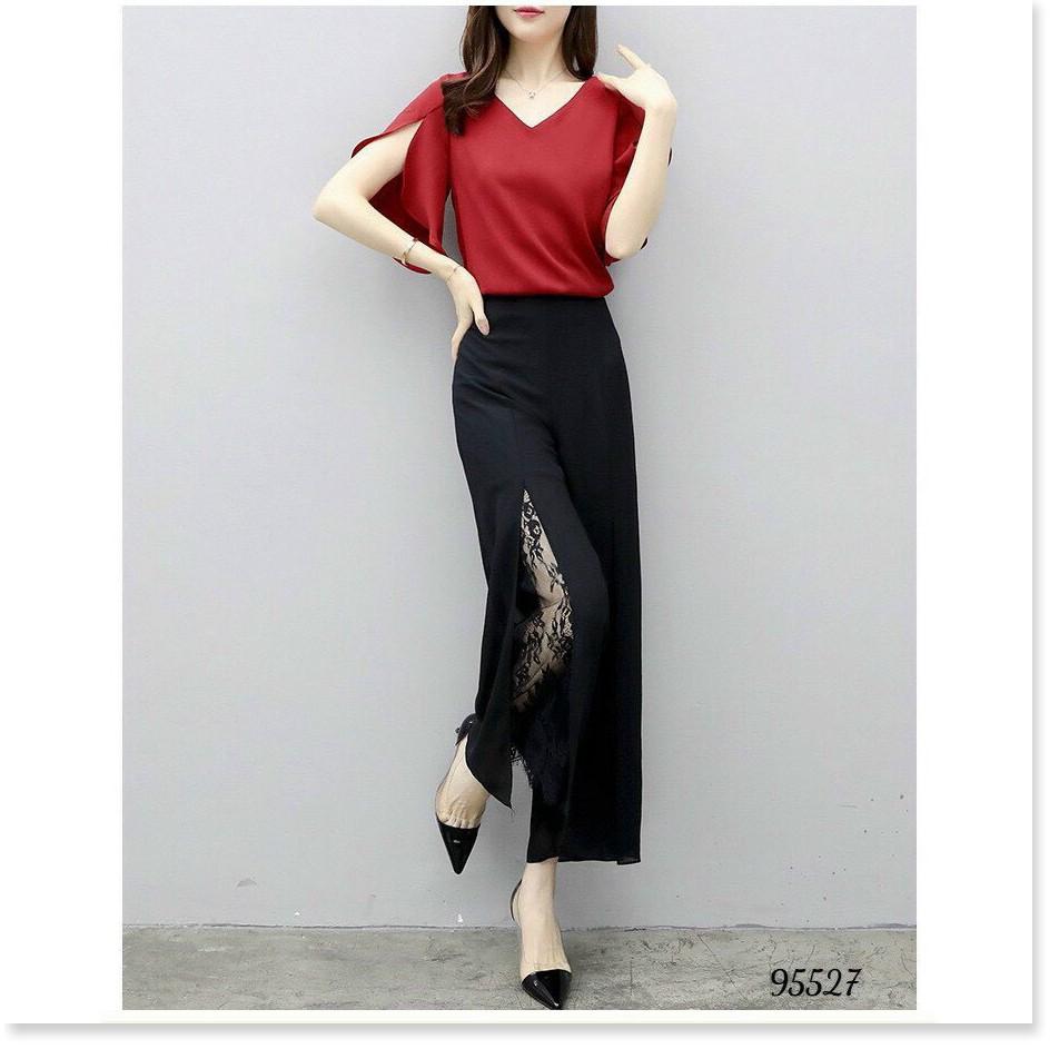 SET COTTON LẠNH,QUẦN CÓ DÂY KÉO,THIẾT KẾ HỌA TIẾT TRƠN NHƯNG KHÔNG KÉM PHẦN SANG TRỌNG THỜI TRANG KME.STORE
