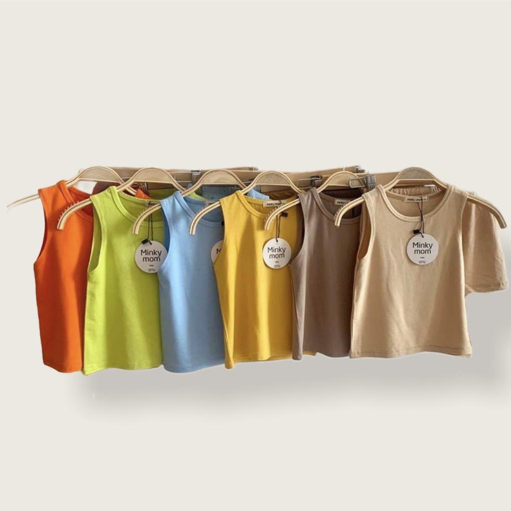 Bộ Minky mom trơn 3 lỗ bé trai, bé gái từ 0 - 4 tuổi vải THUN LẠNH cực kỳ DÀY DẶN thấm hút mồ hôi