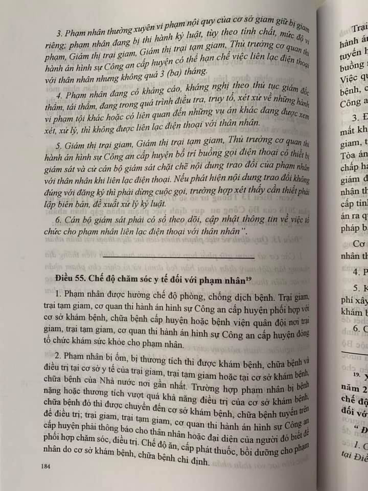Chỉ Dẫn Luật Thi Hành Án Hình Sự