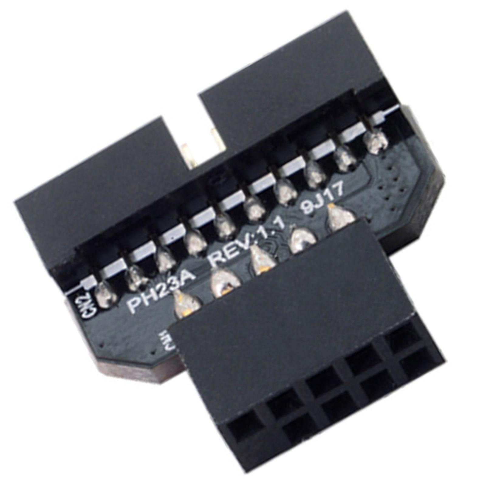 USB 2.0 9 Pin to USB 3.0 19 Pin Adapter USB Adapter for Motherboard Accessory Parts