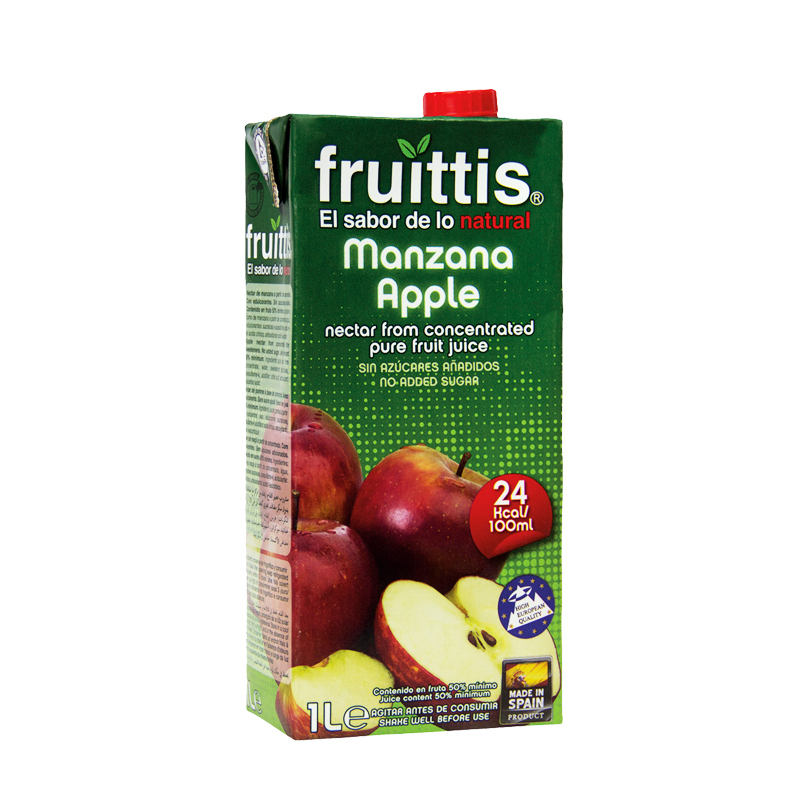 Combo 2 hộp nước ép Fruittis táo 1L