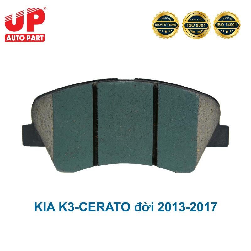 Má phanh bố thắng đĩa trước KIA K3-CERATO đời 2013-2017