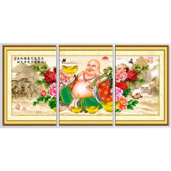 Tranh Treo Tường Hiện Đại Phòng Khách - Kim Tiền T3M--506