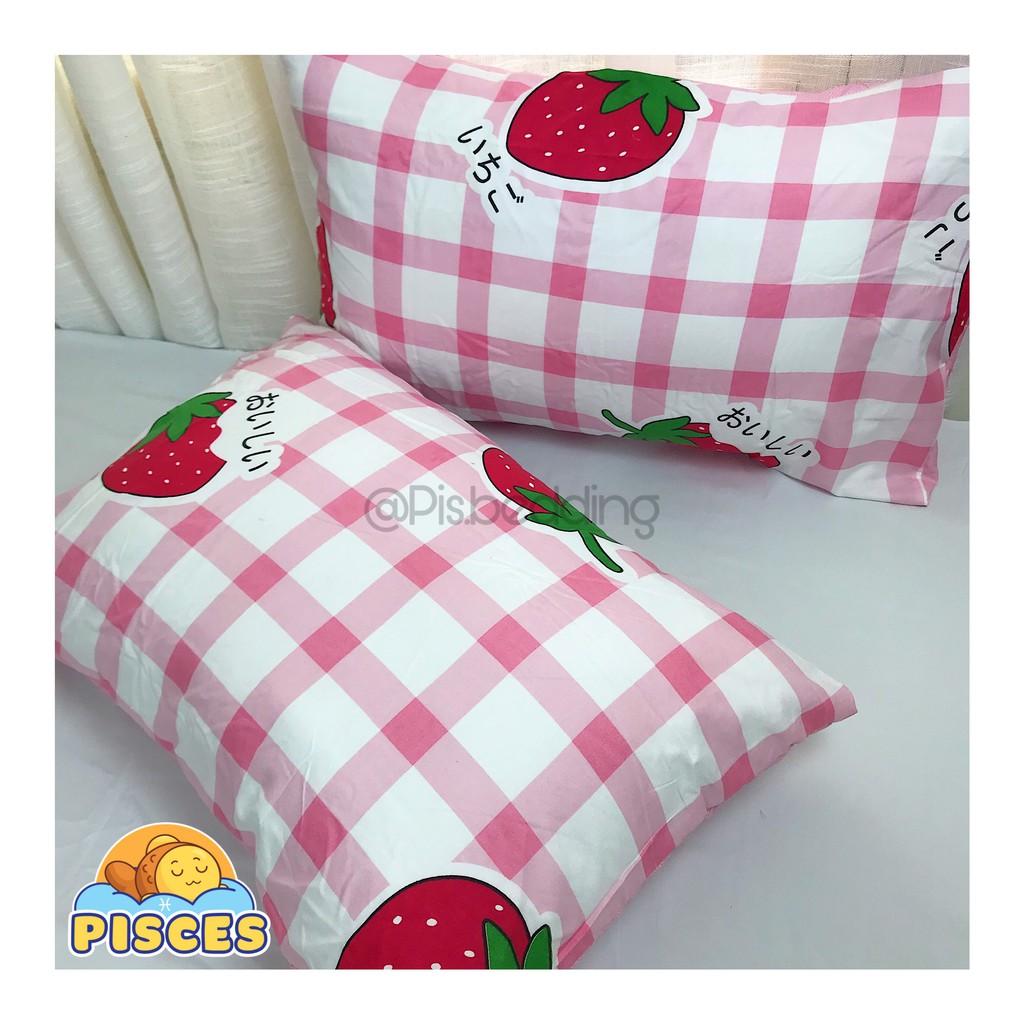 Combo 2 Vỏ Gối Ngủ Chất Liệu Cotton Poly Kích Thước 45x65cm