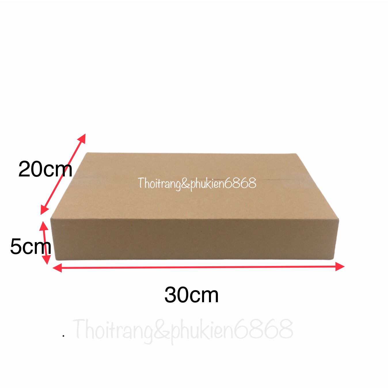 30x20x5 Combo 10 hộp carton đóng hàng cỡ vừa size 30*20*5