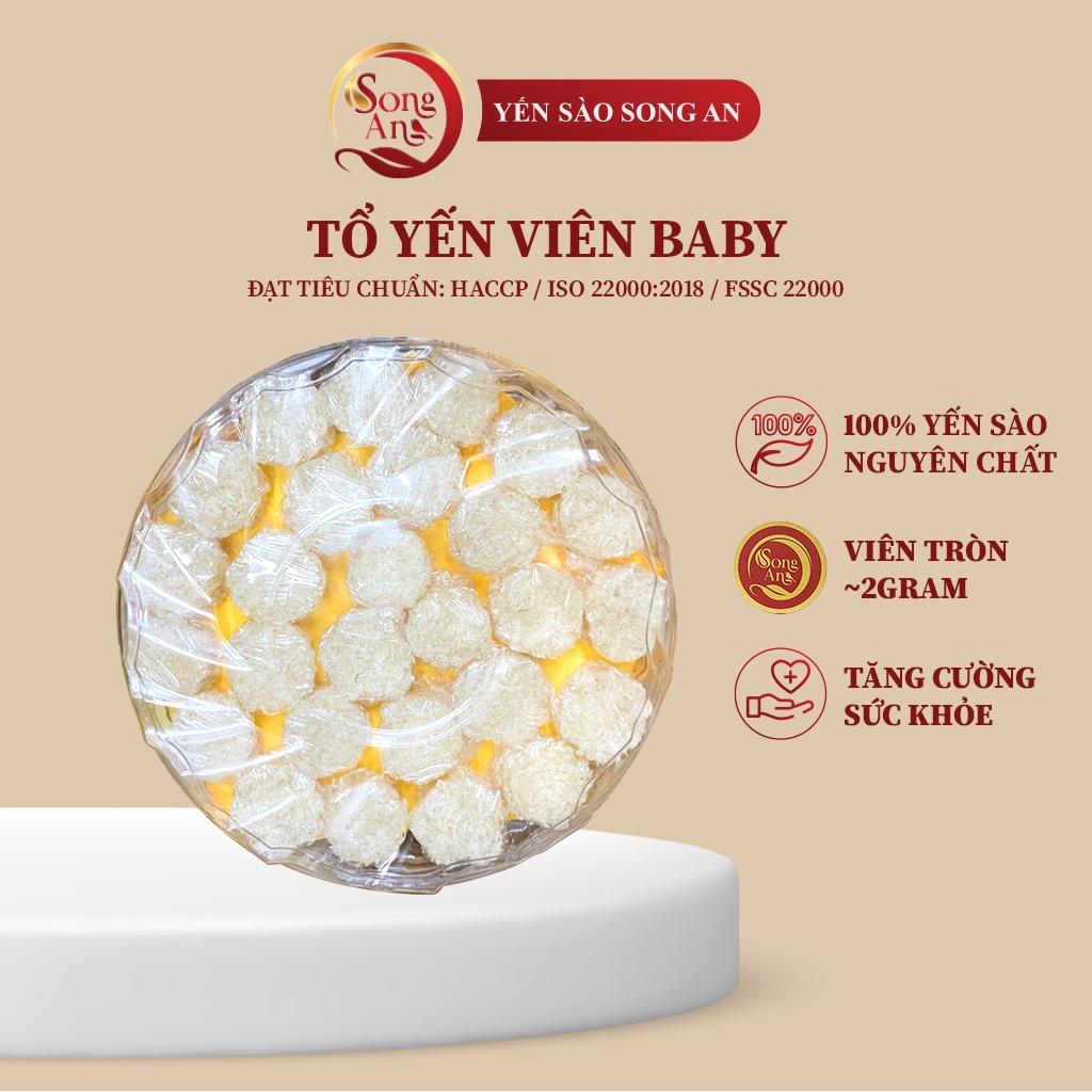 Tổ yến viên tinh chế baby Song An Food 100gr