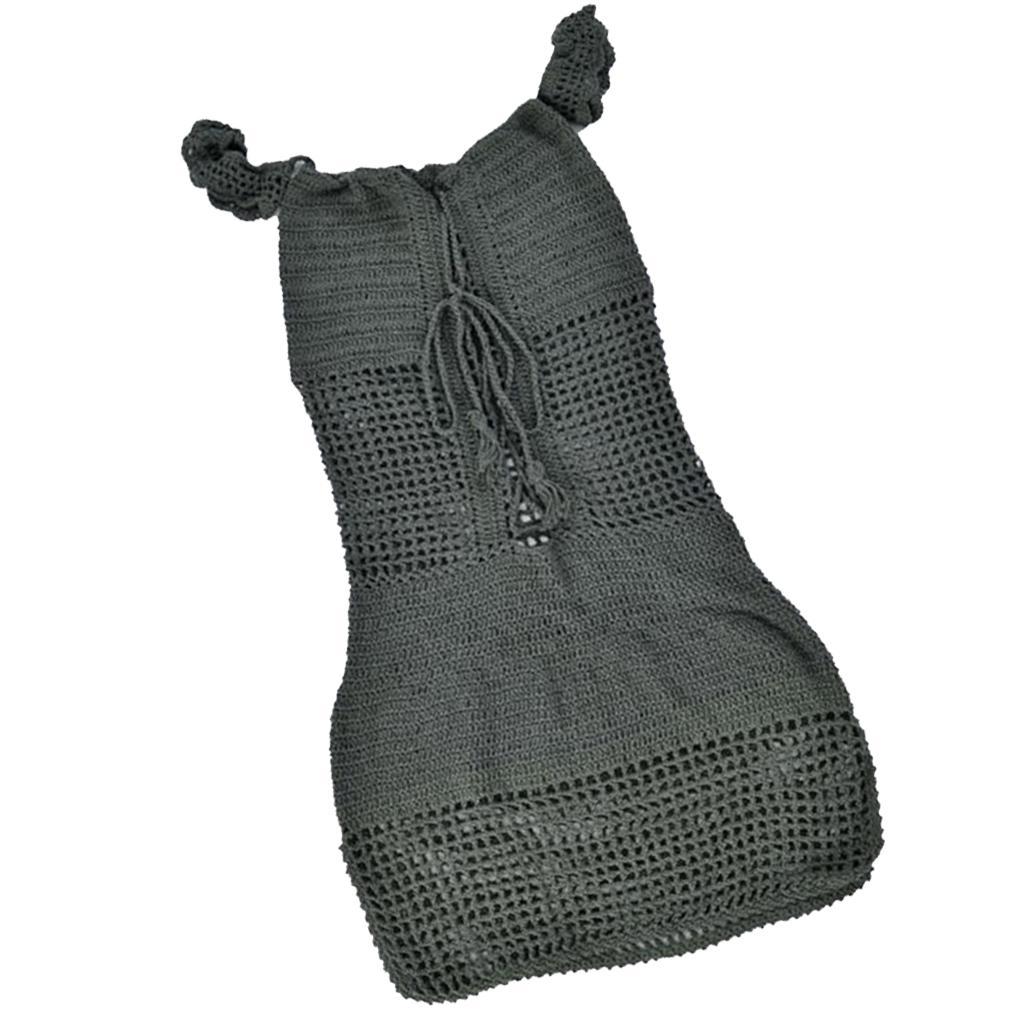 Women's Loose Crochet Tassel Beachwear Swimwear Bikini Swimsuit Cover up Dress