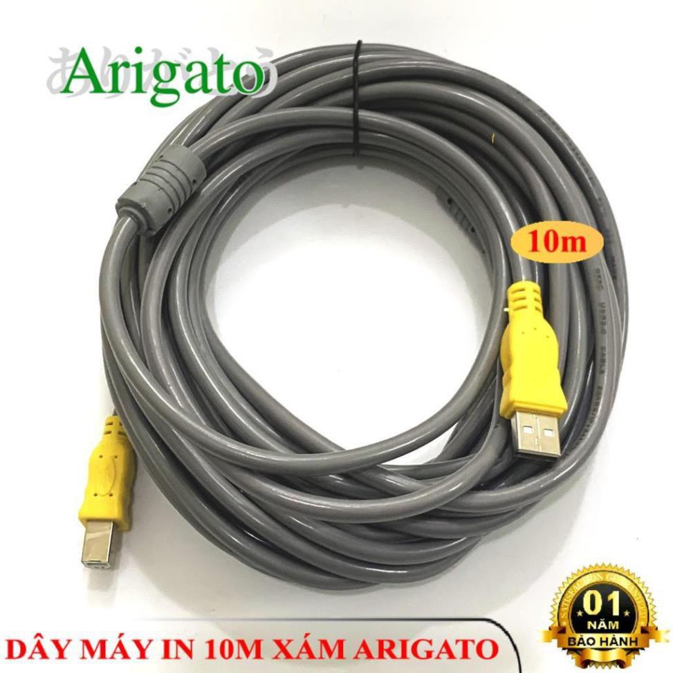 Dây cáp máy in Arigatoo 1,5m 3m 5m 10m hàng chuẩn có chống nhiễu hai đầu