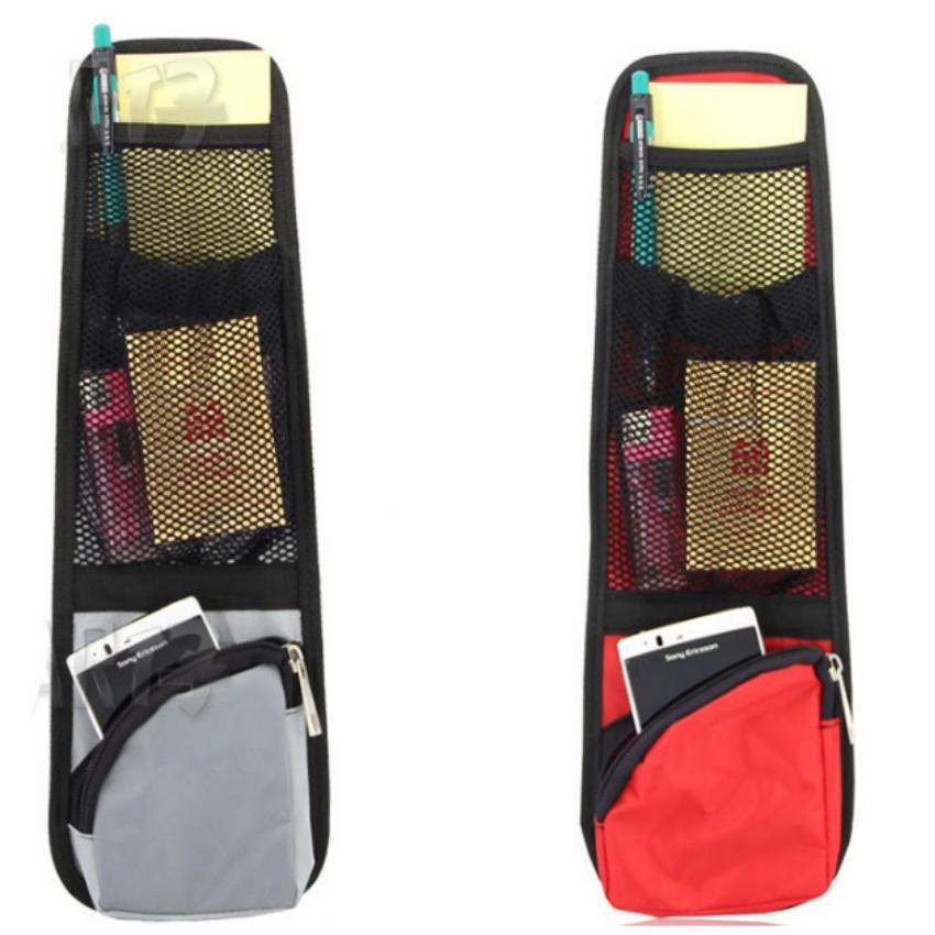 ️️ Túi đựng đồ treo thành ghế ô tô 3P Auto 206142  Tặng 1 móc treo đồ trên xe Oto M 081.