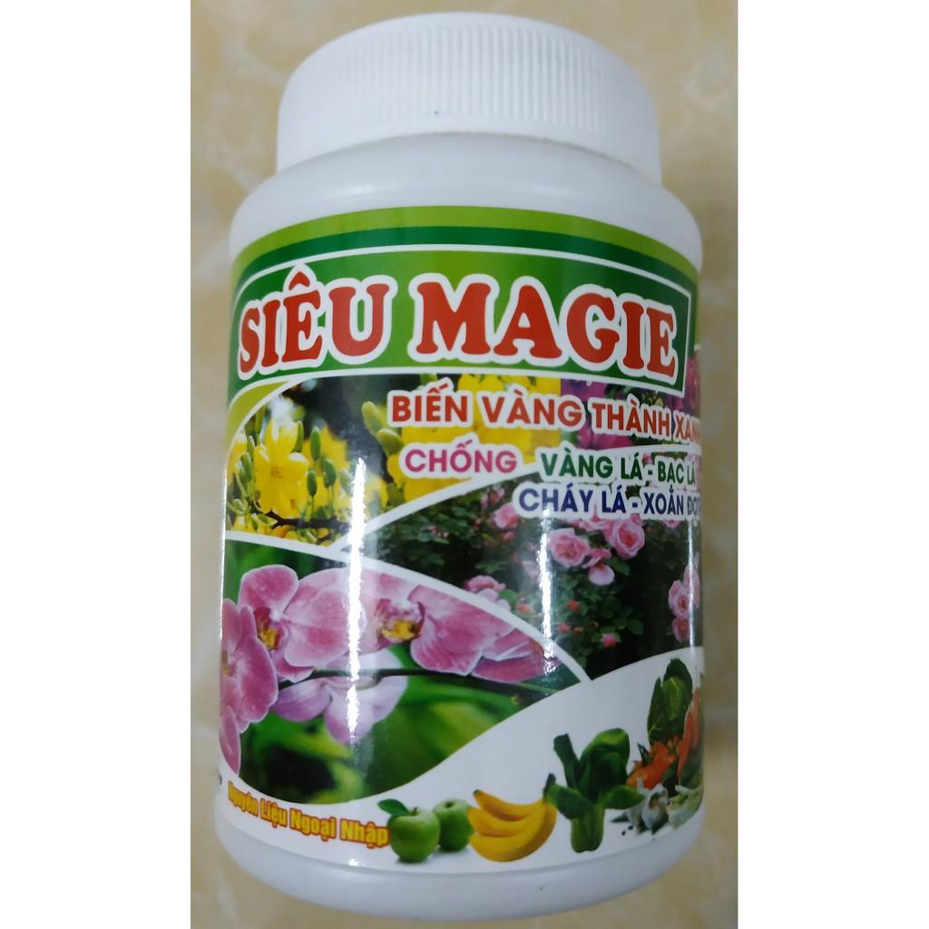 Phân bón lá Siêu Magie biến vàng thành xanh - chai 100 gram của BIOMAX