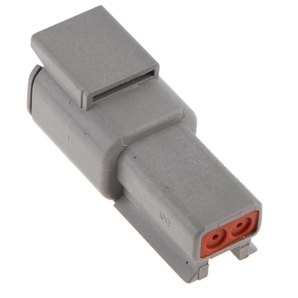 1 Set 2Pin Way Car Motorbike Sealed Electrical Wire Connector Plug Kit 20A