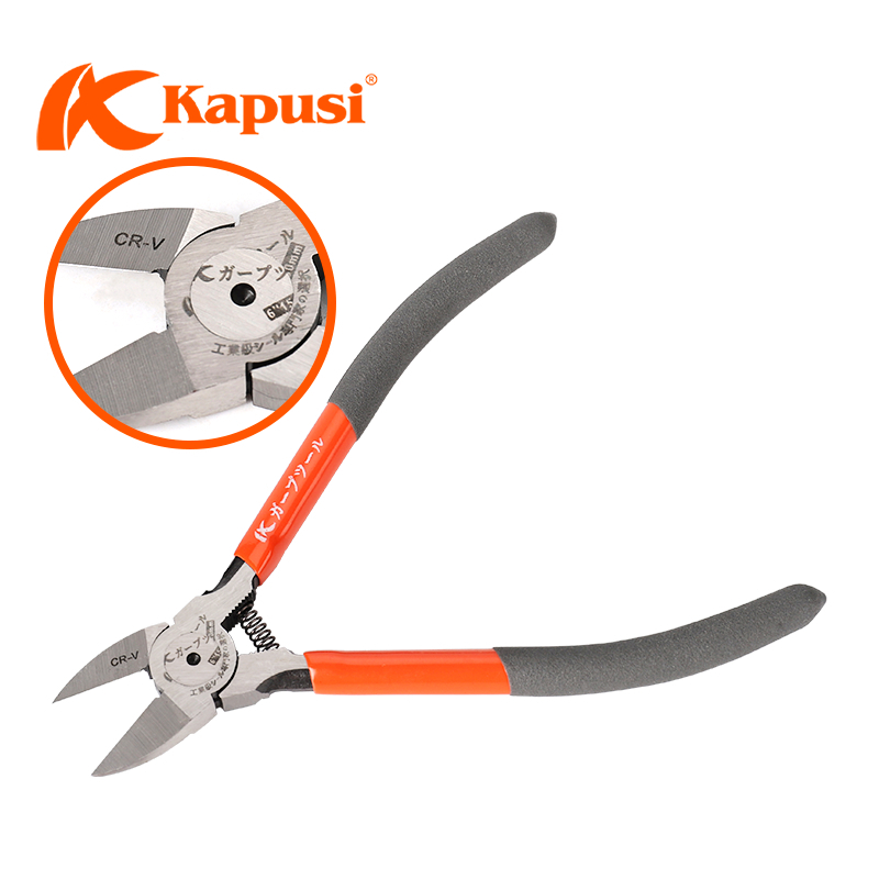 [Chính hãng] Kìm cắt góc nghiêng Kapusi Nhật Bản cỡ 5 inch và 6 inch, Bảo hành 12 tháng