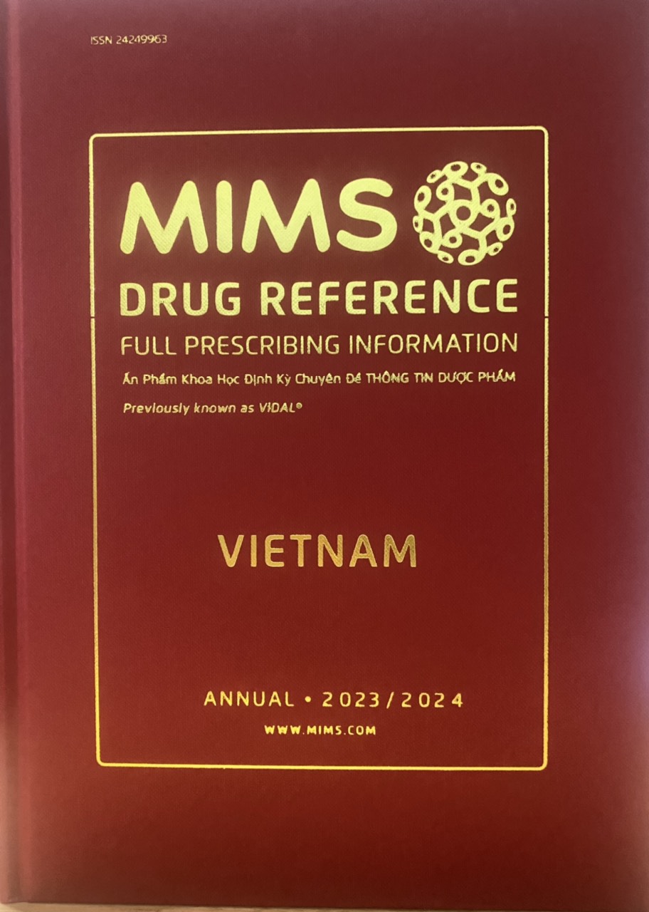 Sách - Mims(VIDAL) 2023/2024 Ấn phẩm Khoa học Định kỳ Chuyên đề Thông tin Dược phẩm